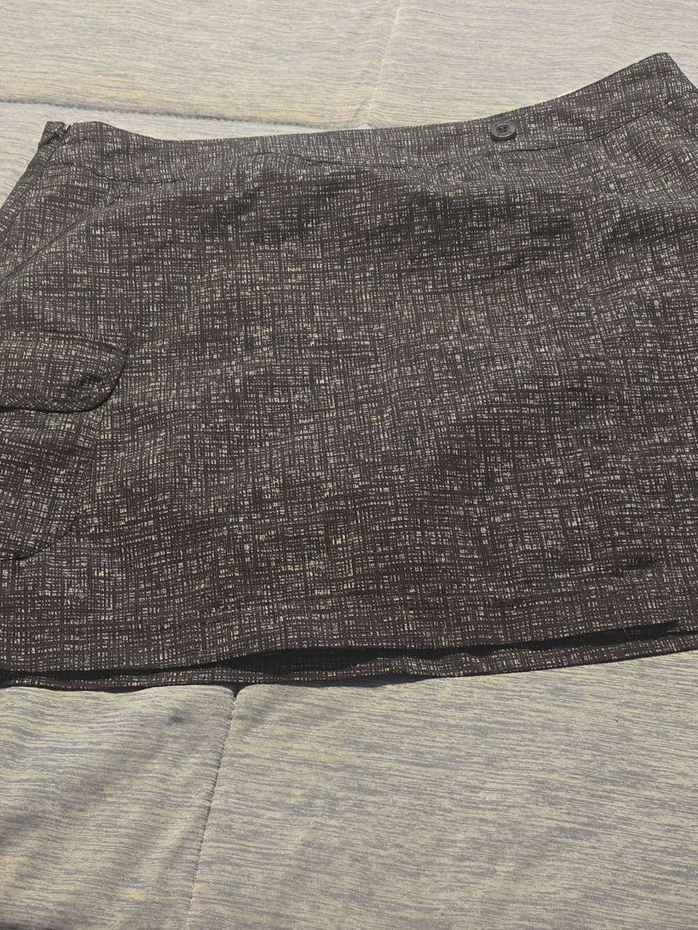 Avia Black Crosshatch Athletic Skort